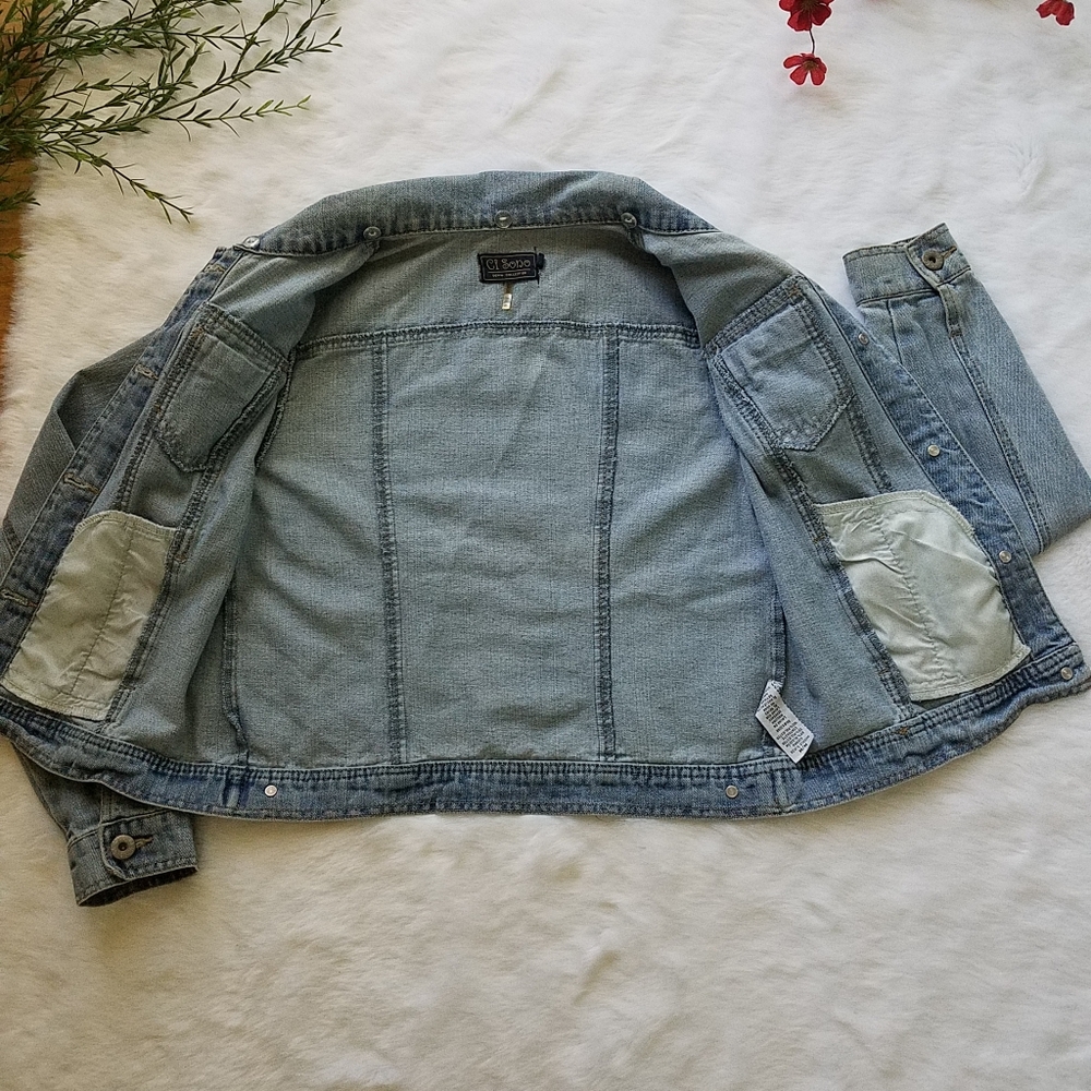 Today ONLY! $15 Denim Jacket Ci Sono - Picture 4 of 6